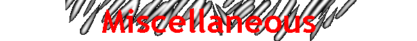 Miscellaneous
